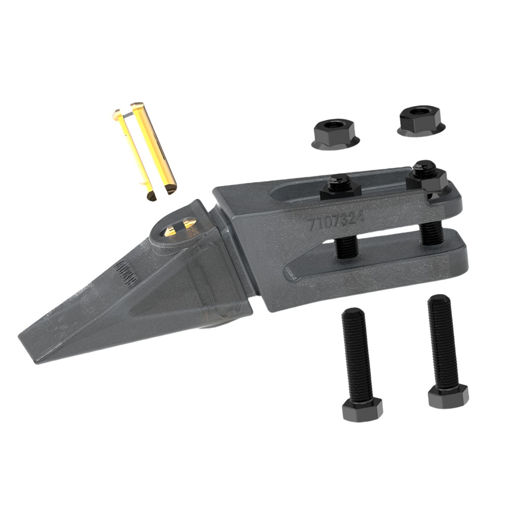 7107319 Bobcat Style Bucket Tooth and Adapter 7107324