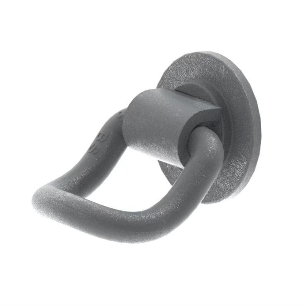 Forged 1Inch 55 Angled D-Ring With Weld-On Mounting Bracket