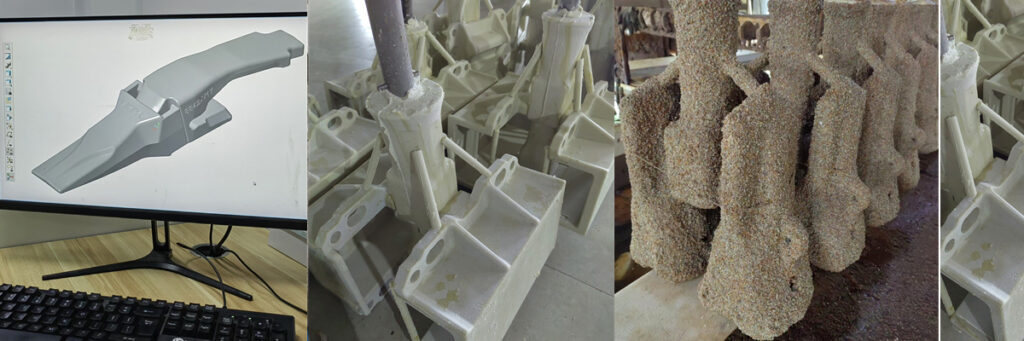 V19 TYL Bucket teeth and Adapter 5854-V19