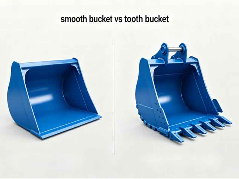 Selection Guide for Tooth Bucket vs. Smooth Bucket