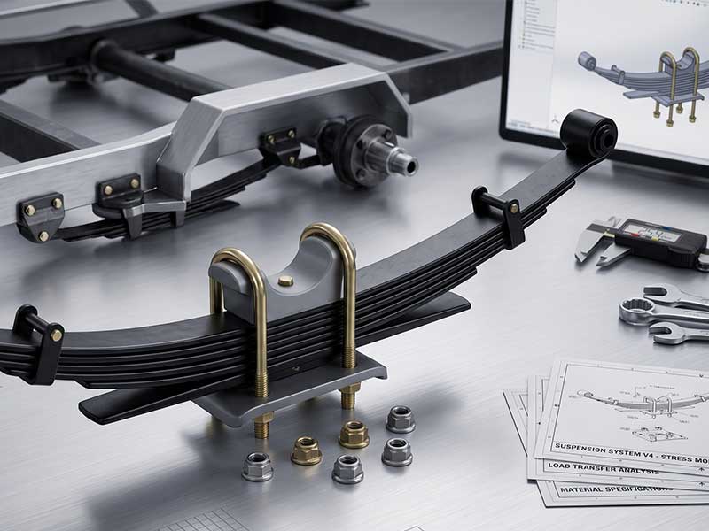 Custom Trailer Leaf Springs for Heavy-Duty Applications-1