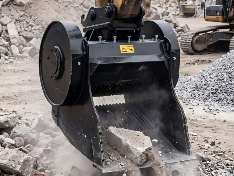 excavator-crusher-bucket-for-demolition-site