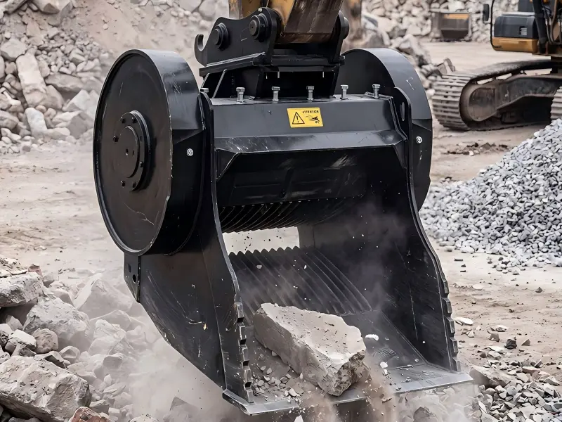 excavator-crusher-bucket-for-demolition-site